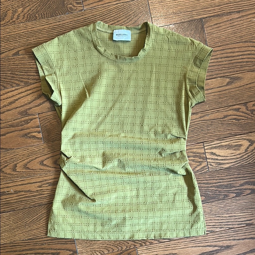 Green Textured Women's Top